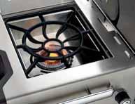 PRO825RSIB Grillsystem av rostfritt stål med JETFIRE -tändning Integrerat rökspånsfack som antänds