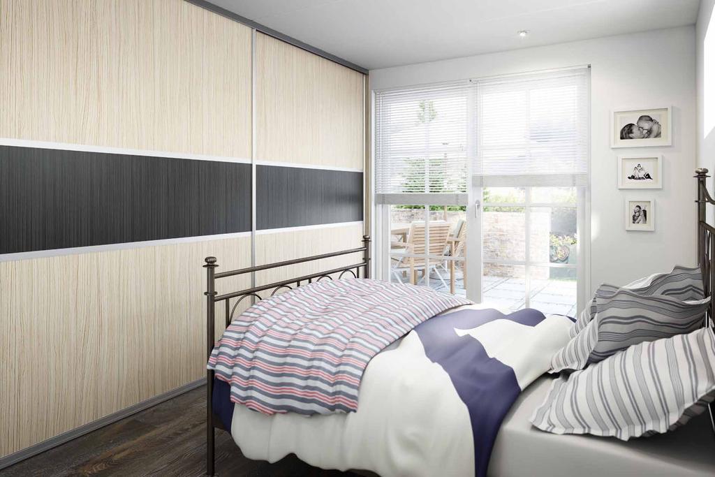 Sovrum Sovrum Modern möbelkänsla Förvaring som en integrerad del av rummet! Du designar din lösning så att den blir optimal för ändamålet och rummets helhet.