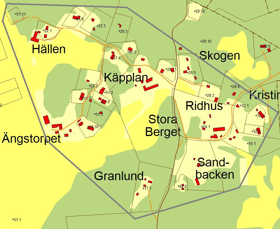 Kasbytomten I VA-planen: Bevakningsområde Befintlig bebyggelse Planförhållanden Befintlig VA-försörjning Förutsättningar för enskild vattenförsörjning Förutsättningar för enskild avloppshantering