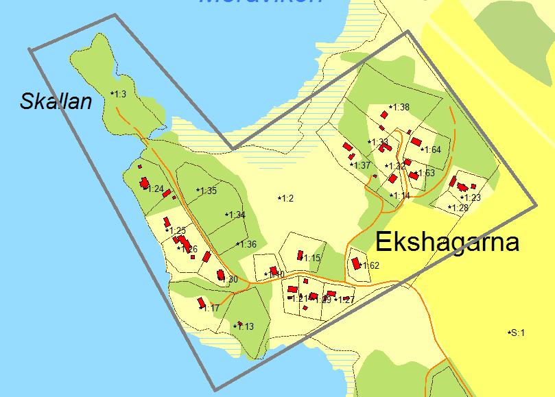 Krusenberg I VA-planen: Bevakningsområde Befintlig bebyggelse Planförhållanden Befintlig VA-försörjning Förutsättningar för enskild vattenförsörjning Förutsättningar för enskild avloppshantering