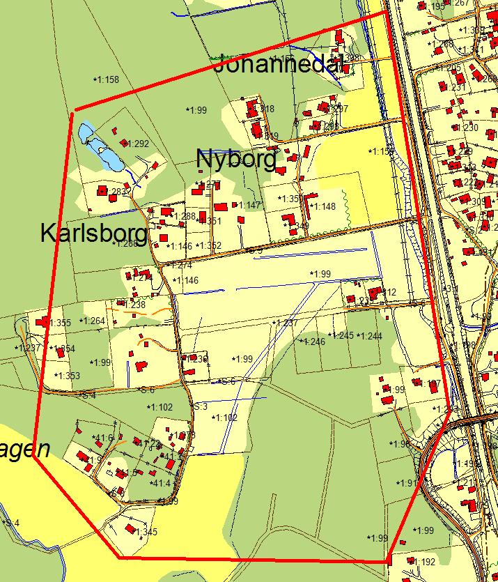 Västra Alsike/Ekeby I VA-planen: Utbyggnadsområde, prioritering 6. VA-utbyggnad ska ske under perioden 2027-2031, under förutsättning att detaljplan antagits.