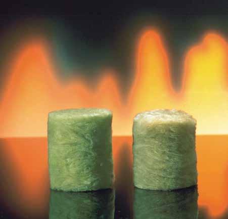 PRODUKTER TEKNISK ISOLERING 1 000 ºC Stenull från Paroc är ett perfekt material för brandskydd. Den tål temperaturer på över 1000 C utan att smälta.
