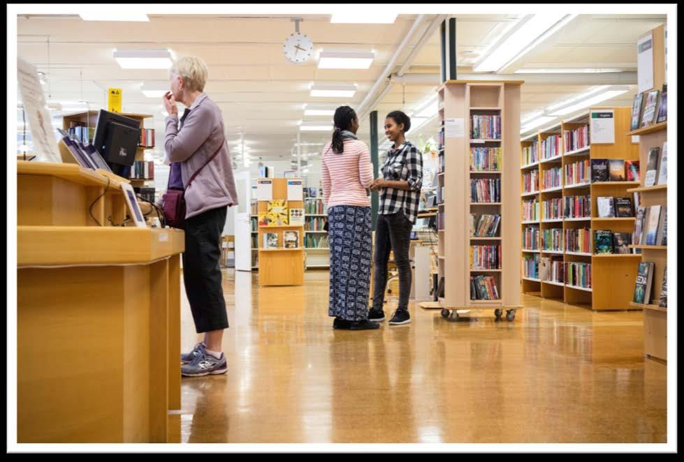 Prioriterade målgrupper Enligt Bibliotekslagen (SFS 2013:801) 4 5 8 ska biblioteken i det allmänna biblioteksväsendet ägna särskild uppmärksamhet åt personer med funktionsvariation, nationella