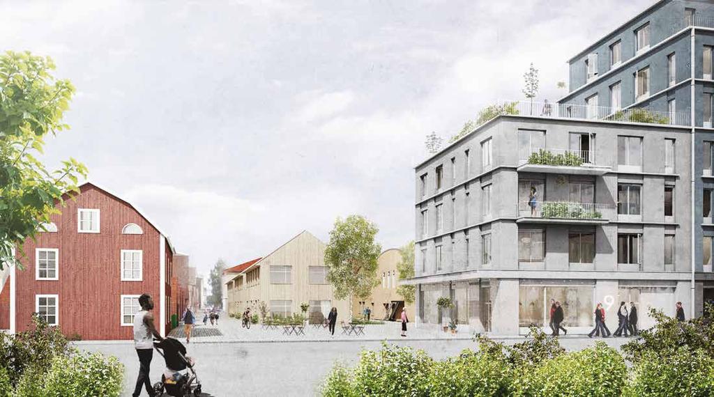 Kvarteret Vulkanen I anslutning till högskolans nya campus planeras MDH-torget som ska bli en ny mötesplats för studenter, invånare och besökare.