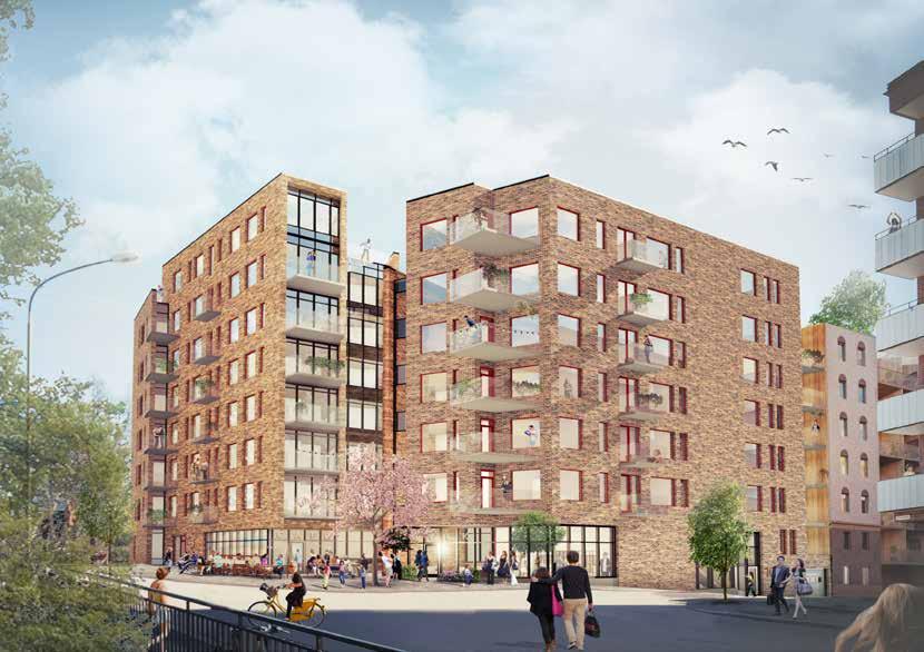 Eskilshem - Slottsskolan Cirka hundra nya bostäder, förskola och lokaler planeras på historisk mark, på den plats som en gång var Eskilstuna slotts humlegård.