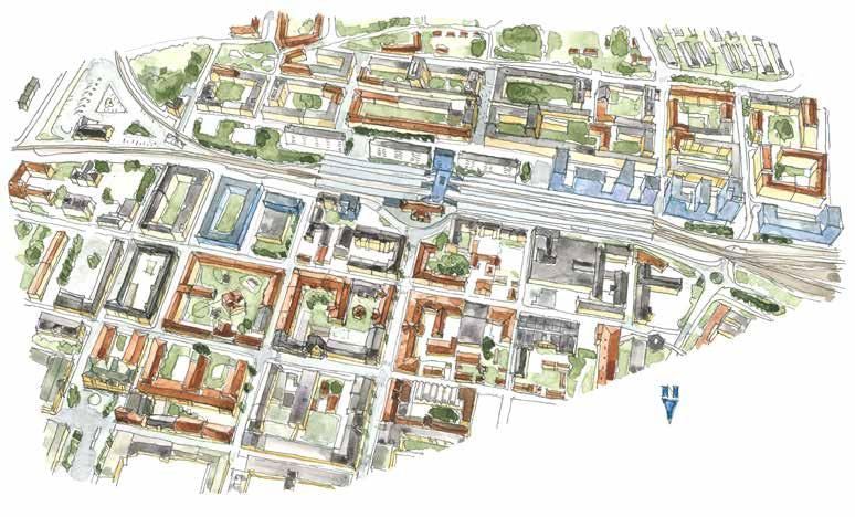 Resecentrum Tidplan: Planeringsskede Arkitektur: Infra- och arkitekturtävling 2020 Detaljplan: 2022 Närhet till centrum: 0 km Nytt resecentrum från bytespunkt till mötesplats Eskilstuna är en av de