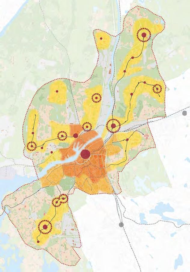 En nära storstad Göteborg 680 000 göteborgare år 2035 70 80 000 nya bostäder,