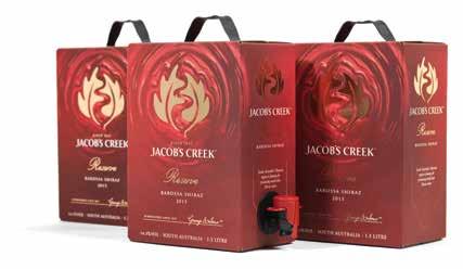 Värme, kvalitet och äkthet var nyckelord för oss NU GLITTRAR JACOB S CREEK MER ÄN NÅGONSIN Jacob s Creek är namnet på en liten bäck som rinner genom vindistriktet Barossa i södra Australien.
