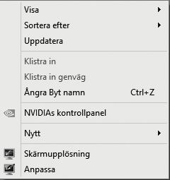 dubbelklicksåtgärd. Det här liknar den åtgärd som utförs vid klick på musens vänsterknapp. 2.