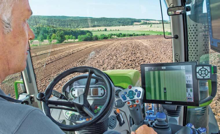 FENDTS VISIOPLUS-HYTT Komfort när den är som bäst. 77 Sikt oh utrymme I Fendt VisioPlus-hytten finns det ott om plats.