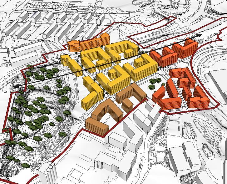 Utbyggnadsordning Färdigställande och inflyttning av merparten av de planerade bostäderna kan ske först när Hamnbanans tunnelutbyggnad inom området är klar och den befintliga järnvägssträckningen