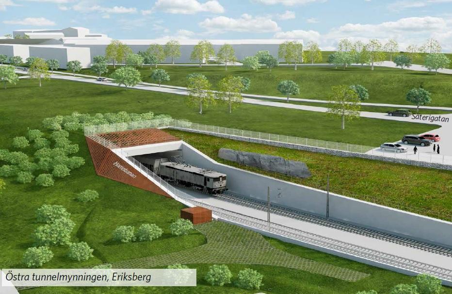 Hamnbanans ombyggnad planläggs och regleras dels genom aktuell detaljplan men även genom en järnvägsplan som upprättas av Trafikverket parallellt med