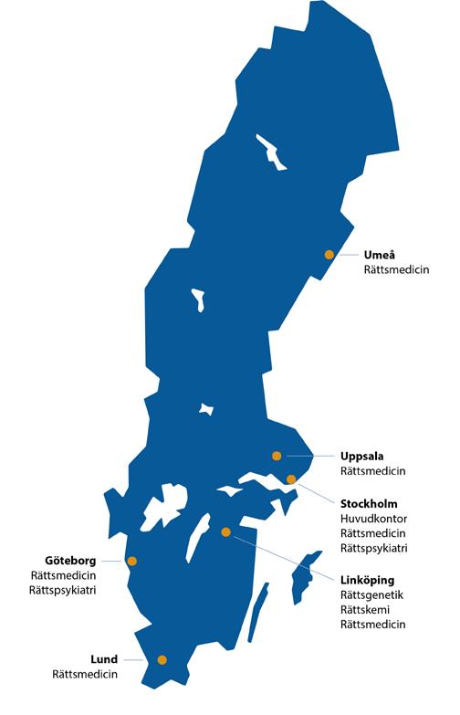 ÅRSREDOVISNING 2017 6 (97) Om Rättsmedicinalverket Som expertmyndighet har Rättsmedicinalverket (RMV) en viktig roll inom rättsväsendet.