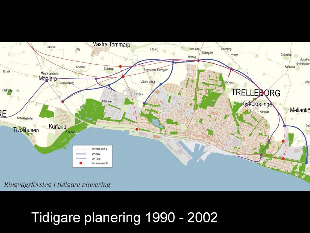KOMMENTAR: Trelleborgs kommuns arbete med Fördjupning av översiktsplan 2025 var ursprungligen med tidsmålet 2030.