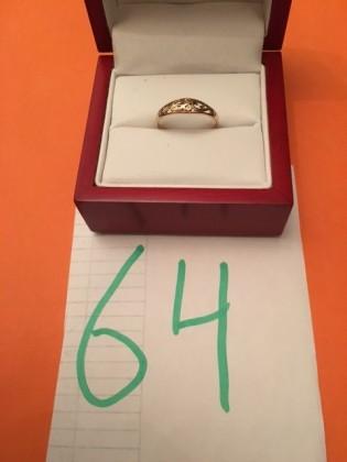 00 kr momsfritt Guld ring 18k