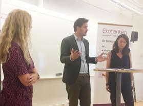 Vår målsättning är att medlemskap i olika organisationer, se sidan 11, både ska vara till nytta för banken och att organisationerna ska se ett