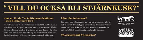 KVAL/PREMIE KVALTIDER VARMBLOD 1.8,0 - -åriga 1.5,0 - -åriga 1.,0-4-åriga & äldre 1.,0 -montékval KVALTIDER KALLBLOD 1.55,0- -åriga 1.50,0- -åriga 1.4,0-4-åriga & äldre 1.