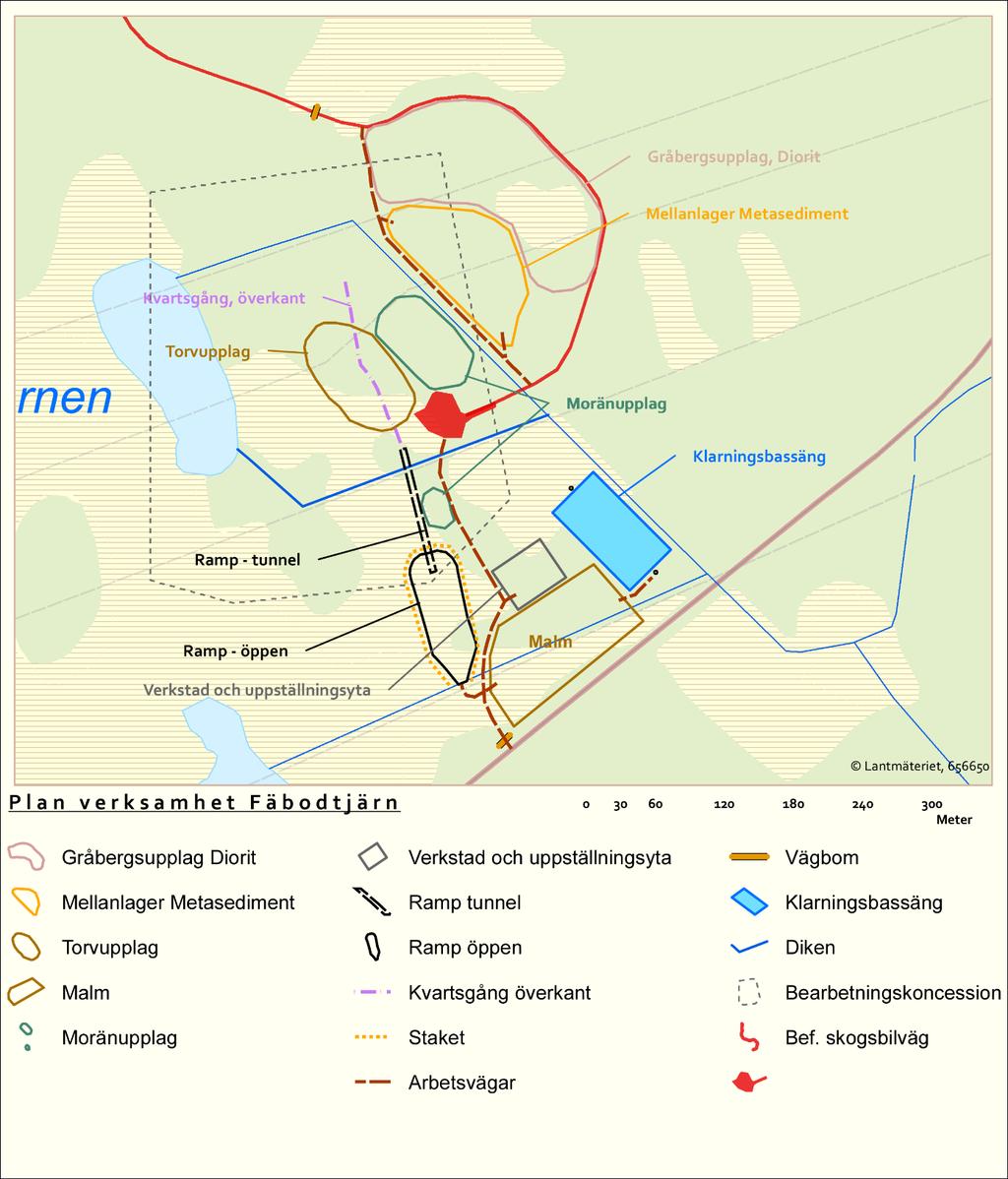 16 Figur 9. Områdesplan för Fäbodtjärn. 8.
