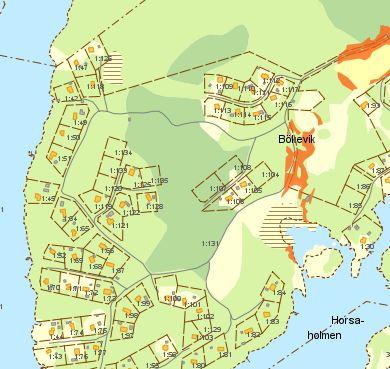 Skred och ras SGI har inte indikerat erosionsrisk eller ras- och skredrisk inom planområdet. Radon Bostäder Det finns inga kända förekomster av radon inom området.