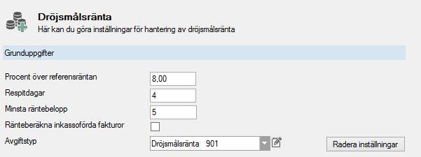 Inkludera fakturor med restbelopp 0 avser om fullbetalda fakturor ska skickas med i filen eller inte.