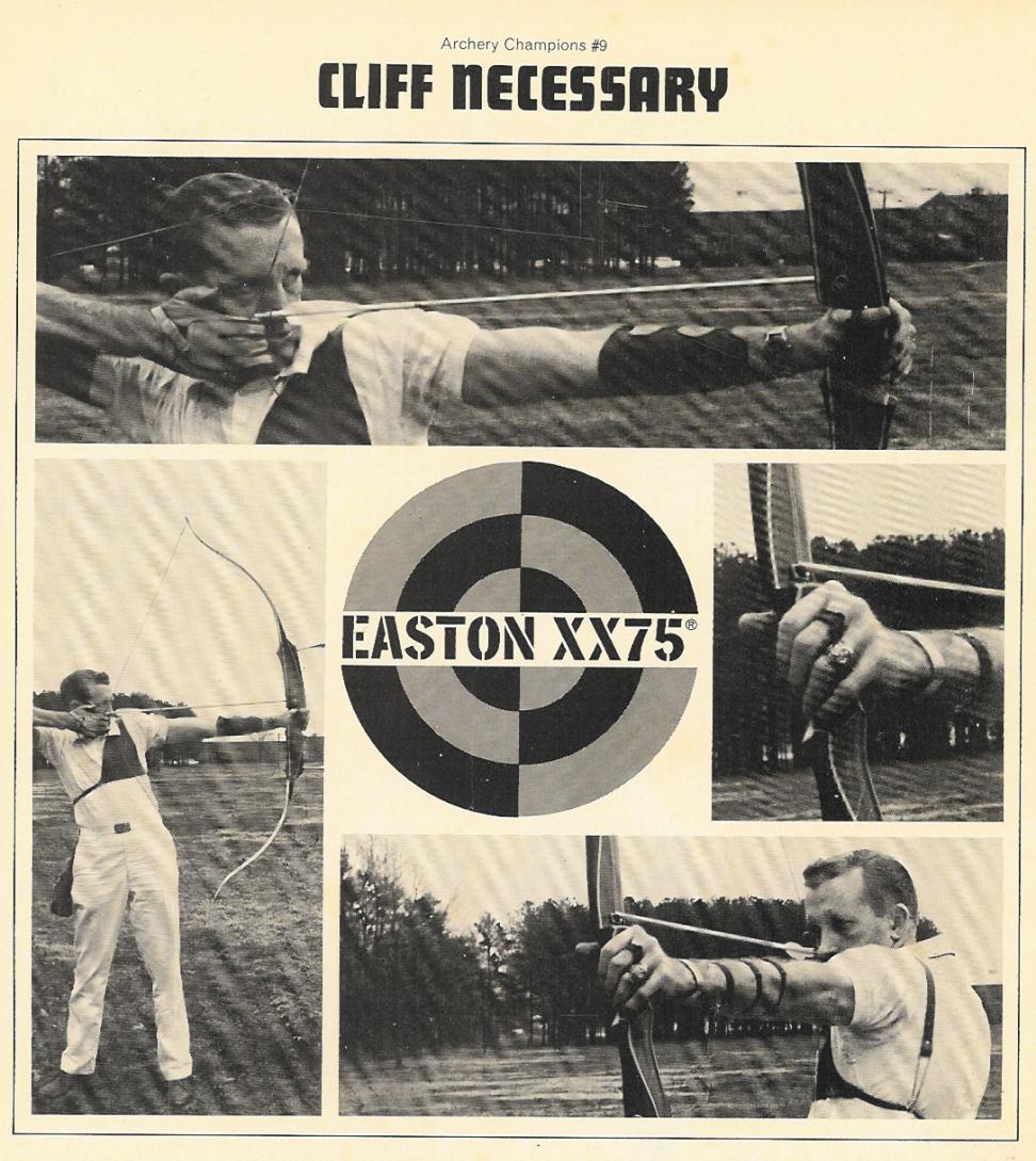 US Archery Champions 1965 På 60-talet jobbade man med att utveckla metoder