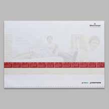obestruket FSC-papper 80 g/m² Antal blad: 12 eller 25