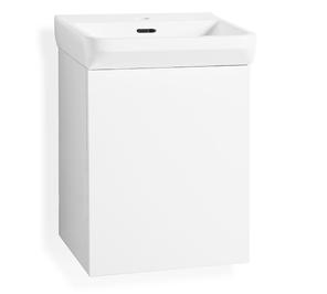 Tvättställ IDO WC Trevi 189 tvättställ 500x360 mm, porslin Kommod SVEDBERGS Kommod som tillval kan väljas i mån av plats. Stäm av med Inredningsansvarig i ditt projekt.