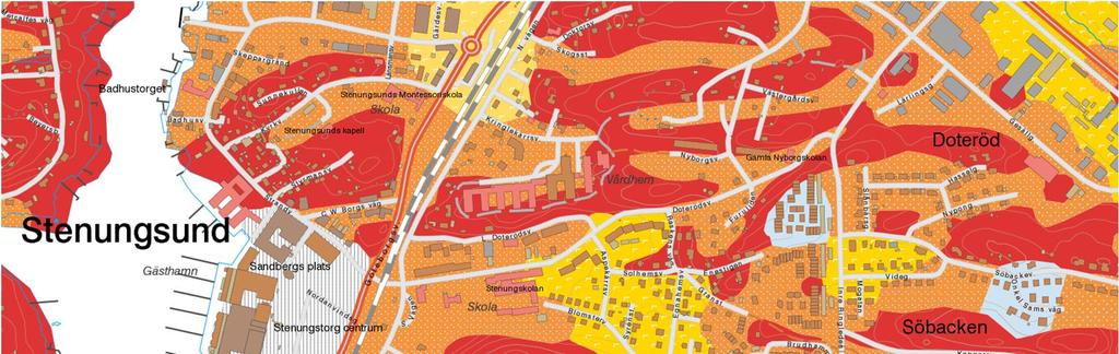 3.1.2 Geoteknik och geohydrologi Utifrån SGU:s jordartskarta har jordarterna inom området klassificerats. Jordartskartan visas i Figur 2.