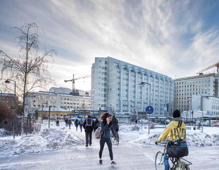 Umeå bygger intelligent stadsdel Med hjälp av 40 miljoner kronor från EU:s Horizon 2020-program ska Universitetsstaden i Umeå, som omfattar bostadsbebyggelse, sjukhus- och universitetsområde, bli en