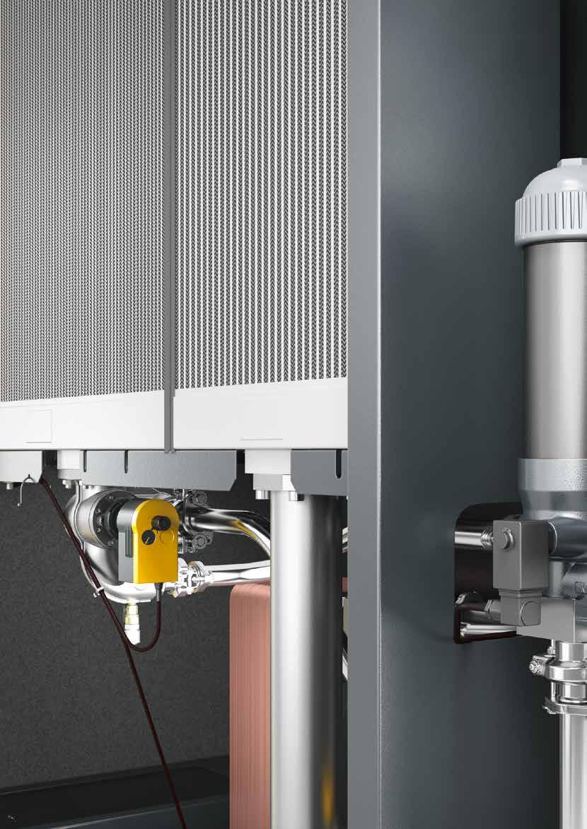 Serie DSD Smart kylning stor besparing Lägre drifttemperatur En fläkt med varvtalsreglerad motor producerar tack vare termostatstyrningen bara precis så mycket kylluft som