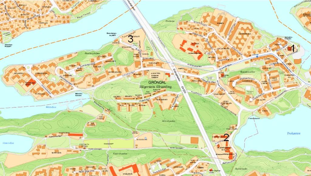 Sida 8 (16) Gröndal I dagsläget finns ett litet underskott på förskoleplatser i Gröndal, som hanteras genom placeringar i närliggande områden.