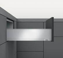 LEGRABOX Lådor K-höjd Produkt Platsbehov 4 3 c a b NL Beställningsinformation Stomskenor höger/vänster BLUMOTION** TIP-ON 350 mm 750.350B 750.350T 400 mm 750.400B 750.400T 450 mm 750.450B 753.