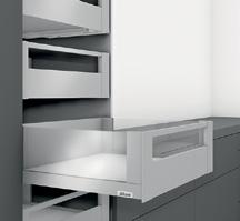 Innerutdrag C-höjd Frontstycke med reling Produkt LEGRABOX free Platsbehov d c 5 7 4c 4a 4d 3 4b b a NL Beställningsinformation Stomskenor höger/vänster BLUMOTION* TIP-ON 350 mm 750.350B 750.