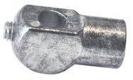 Spanjolett 980 (55134) Spanjolett för trä- eller metalldörrar. Med infällda fyrkantstänger eller rundstänger. Stångutregling 23 mm.