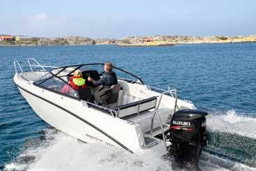 Nyheten lämpar sig såväl till nöjesturer och fiske, som till vattensporter och förbindelseanvändning mellan hemmahamn och sommarstuga.