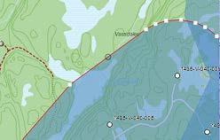 3.3 Redigera projekteringsområdets yta Efter att ett område har skapats kan det justeras genom redigering. Du kan antingen redigera ytan manuellt eller genom att läsa in en ny shapefil.