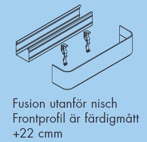 dekorativ frontprofil i