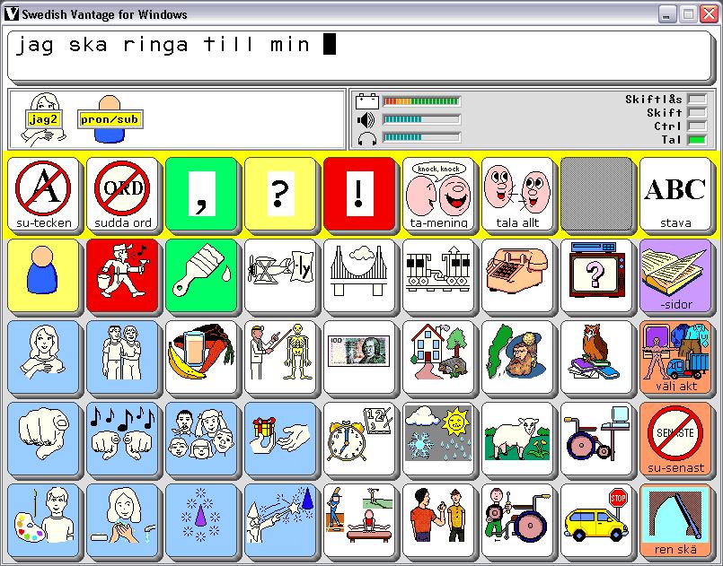 Rehabmodul AB Mer om SoftVantage Sida 1 AKK-programmet PRC SoftVantage SoftVantage är PRC s nyaste AKK-program på CD för syntetiskt och inspelat (digitaliserat) tal för användning i valfri modell av