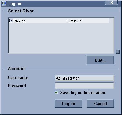 Divar Divar-Kontrollcenter sv 7 Så här lägger du manuellt till en Divar-enhet i listan: 1. Klicka på Lägg till. 2. Ange IP-adressen eller DNS-namnet för den nya enheten.