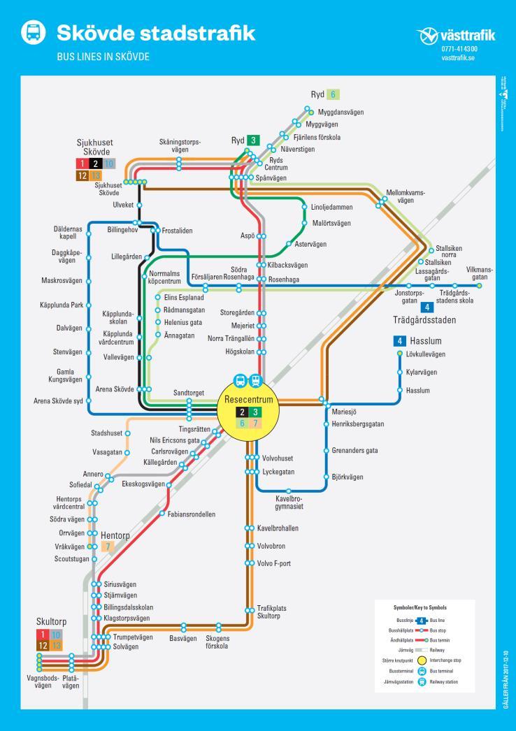 14 KOLLEKTIVTRAFIK TILL BILLINGEN Dagens linjenätskarta saknar information om resmöjligheterna till Billingen.
