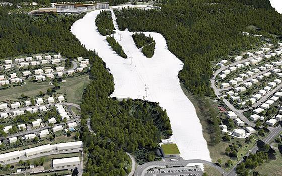 KOLLEKTIVTRAFIK TILL BILLINGEN 9 3 Framtid med gondolliften Gondolliften är tänkt att trafikera året runt mellan den nya Dalstationen och Billingen, se bild.