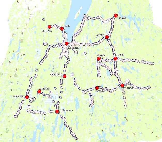 80 procent av länets innevånare bor inom en