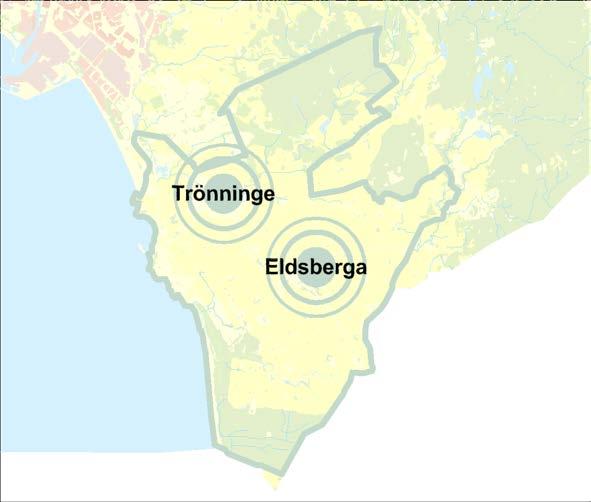 Stråk Södra kusten Trönninge Eldsberga Övriga stråket Antal invånare Medelålder 65+ år 80+ år 1 537 40,2 19 % 4 % 582 42,5 24 % 6 % 1 984 41,1 19 % 3 % Antal lägenheter 599 250 746 andel i småhus 82
