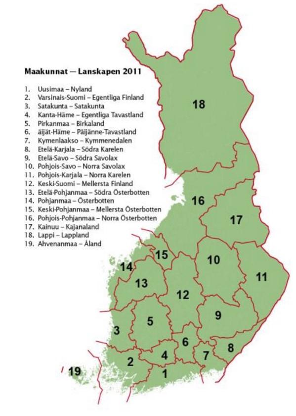 46 BILAGA 1 LANDSKAPSFÖRDELNING
