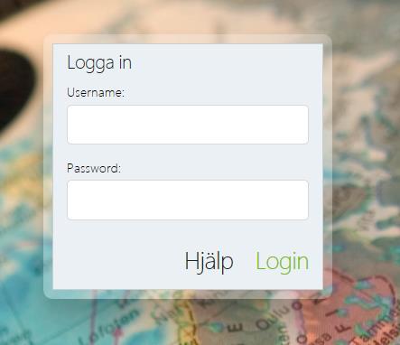 8 (132) Skriv ditt användarnamn i fältet "Username" och ditt
