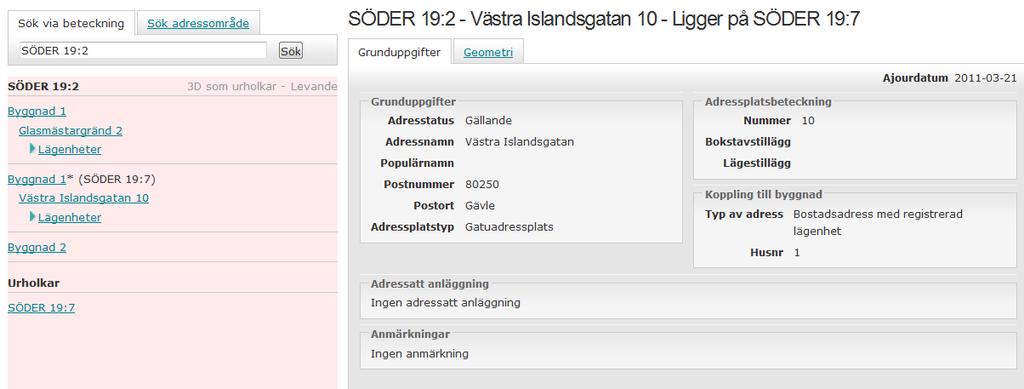 90 (132) I och med att en byggnad kopplats till en urholkande fastighet enligt kapitel 9.