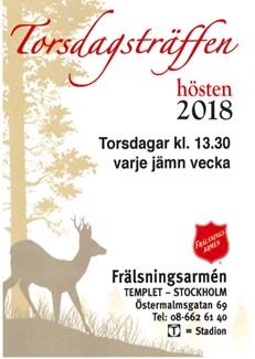 Vi träffas den 6 september! Dela vår gemenskap kring kaffeborden och lyssna till intressanta gäster.