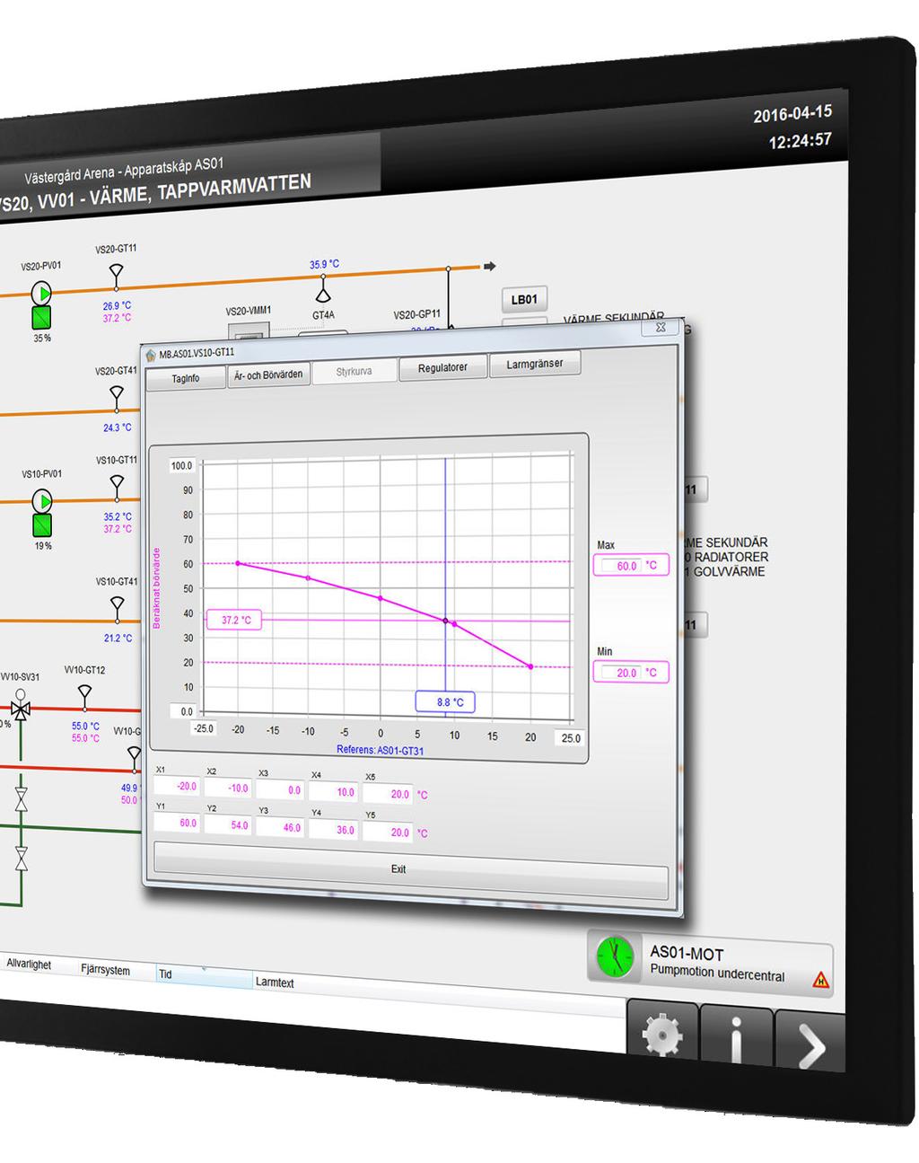.. 12 Variabler i datalagret... 13 Tabell... 14 System.open()... 15 WideQuick Web Client... 16 Schema.