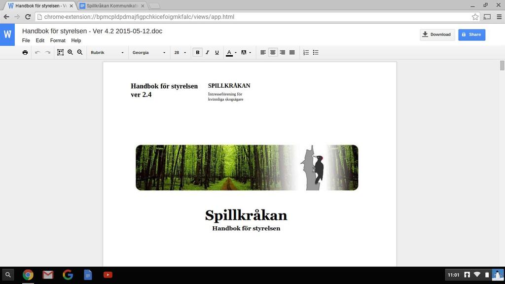 SPILLKRÅKAN Verksamhetsberättelse 2017 Ordförande har ordet 2017 har tillväxten ökat inte bara i den svenska skogen, utan också hos Spillkråkan.