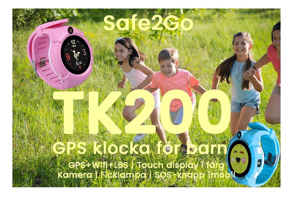 TK200 GPS klocka Användarmanual Vänligen, läs
